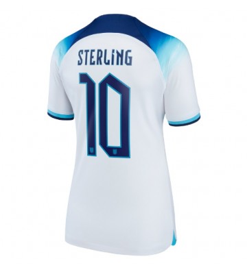 England Raheem Sterling #10 Hemmatröja Dam VM 2022 Kortärmad